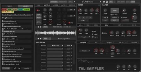 Togu Audio Line TAL-Sampler v4.3.5 WiN MacOSX